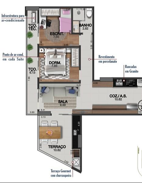 EXCELENTE LANÇAMENTO, FINO ACABAMENTO E LAZER COMPLETO — foto 2