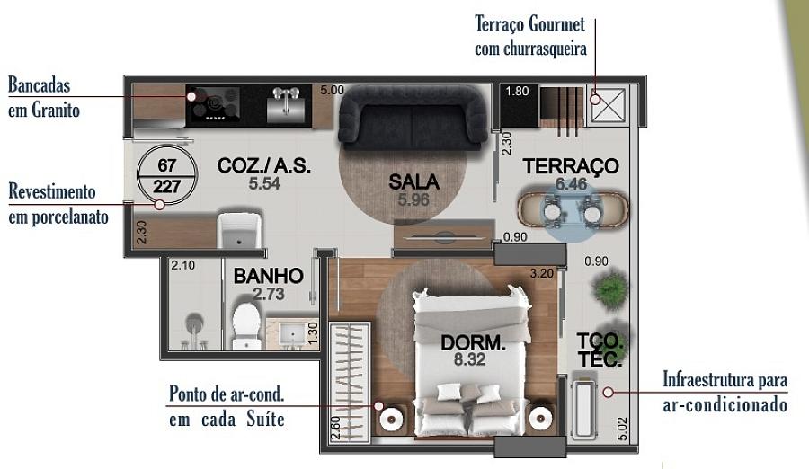 EXCELENTE LANÇAMENTO, FINO ACABAMENTO E LAZER COMPLETO — foto 2
