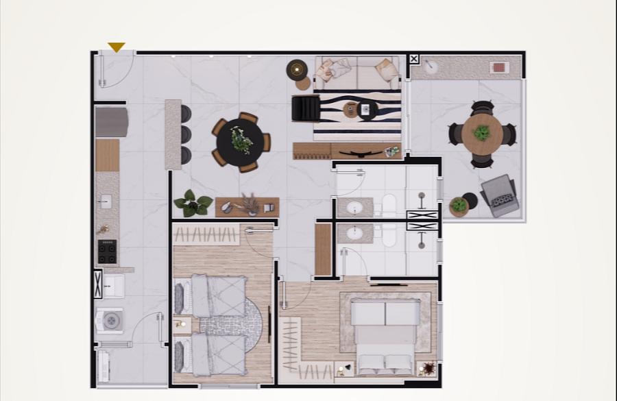 EXCELENTE LANÇAMENTO, À 10M DO MAR E LAZER COMPLETO — foto 3