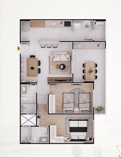 EXCELENTE LANÇAMENTO, À 10M DO MAR E LAZER COMPLETO — foto 3