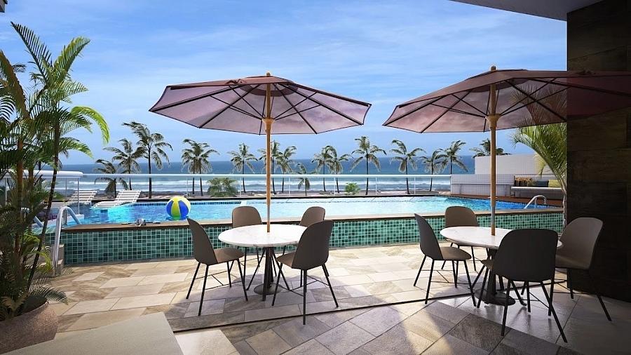 BELISSÍMO APARTAMENTO, À 10m DO MAR E LAZER COMPLETO — foto 18