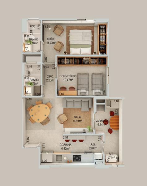 BELÍSSIMO LANÇAMENTO, FINO ACABAMENTO E LAZER COMPLETO — foto 3