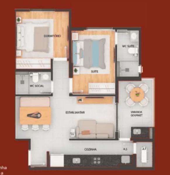 BELÍSSIMO APARTAMENTO, À 600M DO MAR E LAZER COMPLETO — foto 3