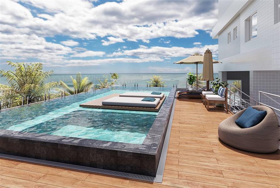 EXCELENTE COBERTURA DUPLEX, À 50m DO MAR E LAZER COMPLETO — foto 24