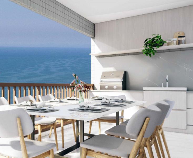 EXCELENTE APARTAMENTO, À 50M DO MAR E LAZER COMPLETO — foto 4