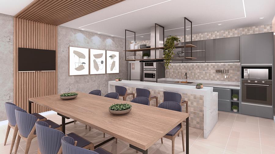 APARTAMENTO EM CONTRUÇÃO, AMPLO E LAZER COMPLETO — foto 15