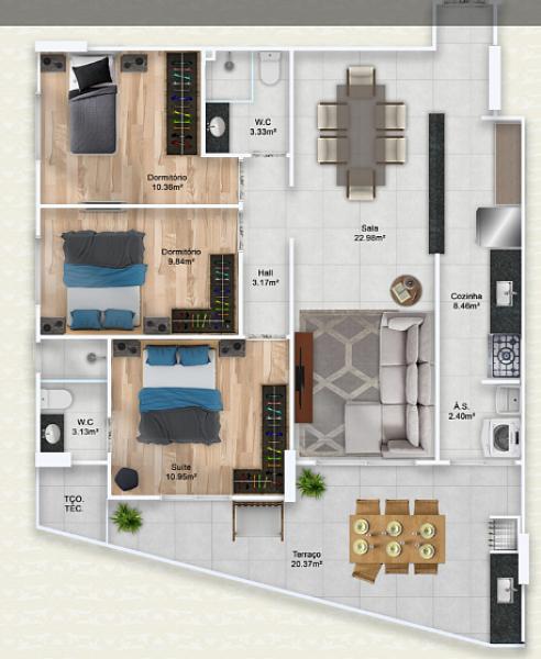 EXCELENTE CONSTRUÇÃO, AMPLA E LAZER COMPLETO — foto 3