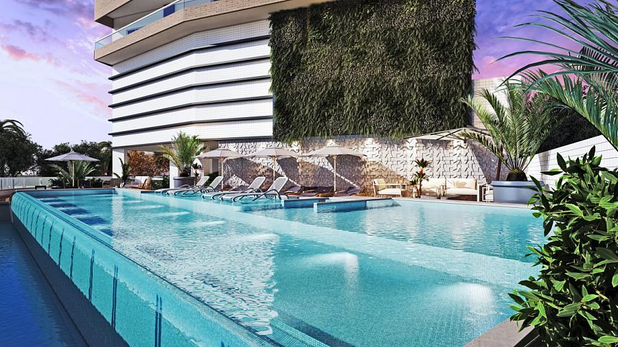 APARTAMENTO EM CONSTRUÇÃO, PRÉDIO FRENTE MAR E LAZER COMPLETO — foto 28