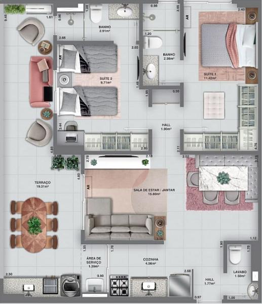 EXCELENTE CONSTRUÇÃO, AMPLA E LAZER COMPLETO — foto 2