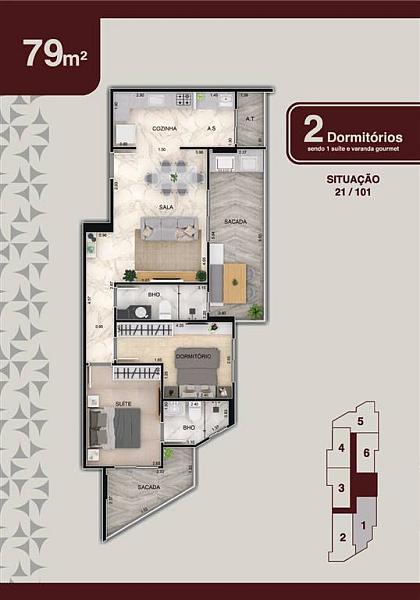 BELO APARTAMENTO, À 50m DO MAR E LAZER COMPLETO — foto 3