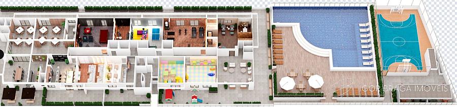 BELÍSSIMO APARTAMENTO, À 50M DO MAR E LAZER COMPLETO — foto 24