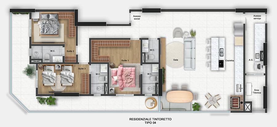 EXCELENTE EMPREENDIMENTO EM CONSTRUÇÃO, SOFISTICAÇÃO E LOCALIZAÇÃO PRIVILEGIADA A 50M DO MAR! — foto 2