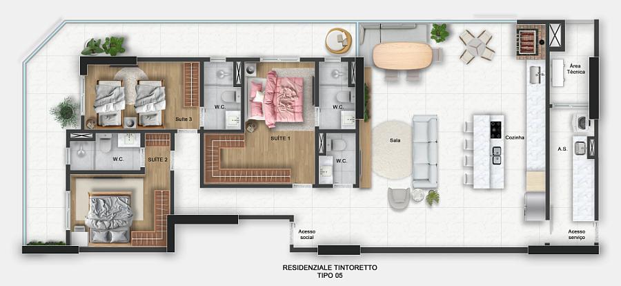 EXCELENTE EMPREENDIMENTO EM CONSTRUÇÃO, SOFISTICAÇÃO E LOCALIZAÇÃO PRIVILEGIADA A 50M DO MAR! — foto 2