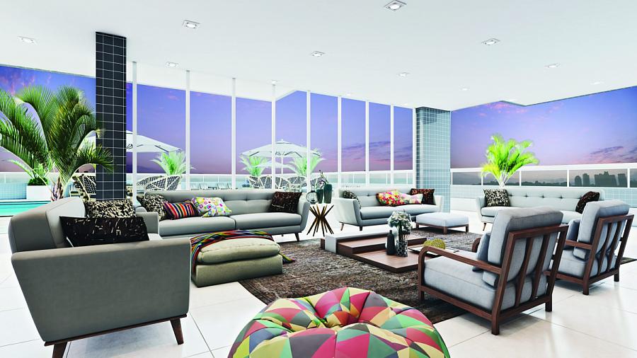 BELÍSSIMO APARTAMENTO, À 80M DO MAR E LAZER COMPLETO — foto 14