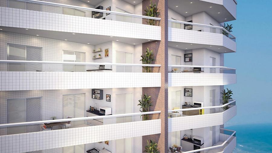 INCRÍVEL APARTAMENTO, FRENTE MAR E LAZER COMPLETO — foto 2