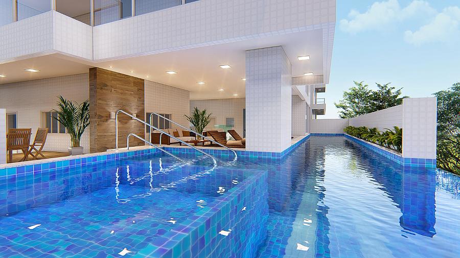 EXCELENTE APARTAMENTO, À 500M DO MAR E LAZER COMPLETO — foto 22