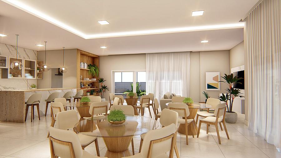 EXCELENTE APARTAMENTO, À 500M DO MAR E LAZER COMPLETO — foto 6