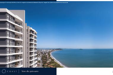 Apartamento 2 Suítes Frente Mar na Praia da Armação em Penha (BlueCoast na Planta Vetter)