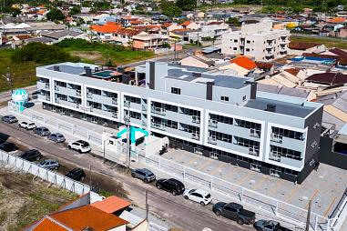 Residencial Torino | Apartamentos com 02 dormitórios (01 suíte), sacada com churrasqueira | lazer no rooftop | próximo à Praia Brava de Caiobá