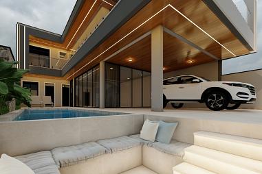 Sobrado de Alto Padrão de Frente para o Mar no Balneário Inajá