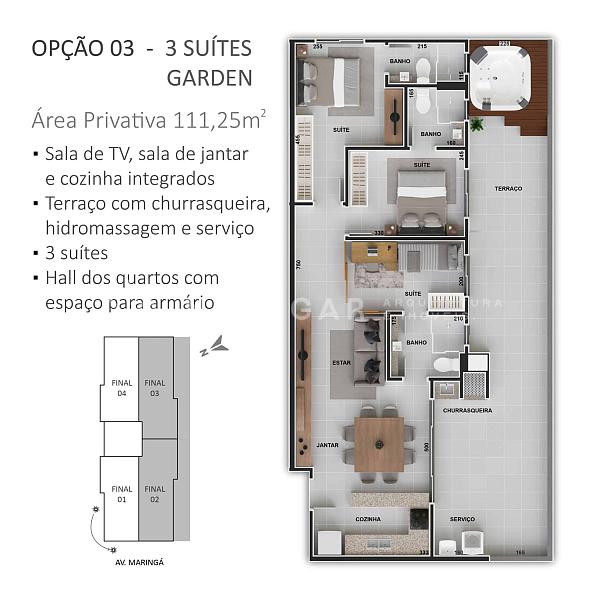 MOMENTO RESIDENCE | APARTAMENTO COM 3 SUÍTES NO CORAÇÃO DE CAIOBÁ — foto 38