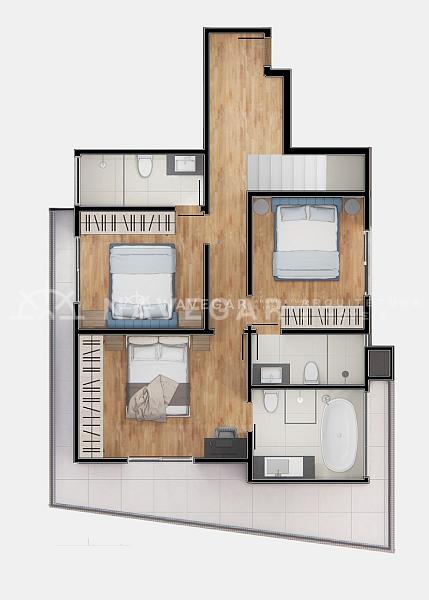 CAIOBÁ - ALTO PADRÃO - COBERTURA COM PISCINA  E VISTA PARA O MAR - ED. GALILEO GALILEI - 601 — foto 59