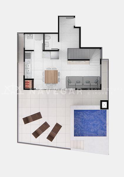 CAIOBÁ - ALTO PADRÃO - COBERTURA COM PISCINA  E VISTA PARA O MAR - ED. GALILEO GALILEI - 601 — foto 60