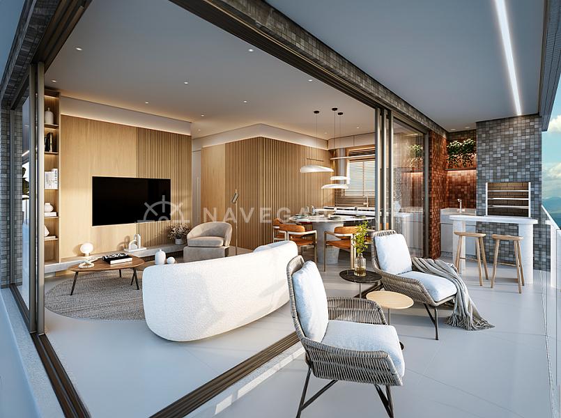 Edifício Bonaire - 401 | Apartamento com 3 suítes, terraço com piscina, sacada com churrasqueira, entre a Praia Brava e a Praia Mansa em Caiobá — foto 8