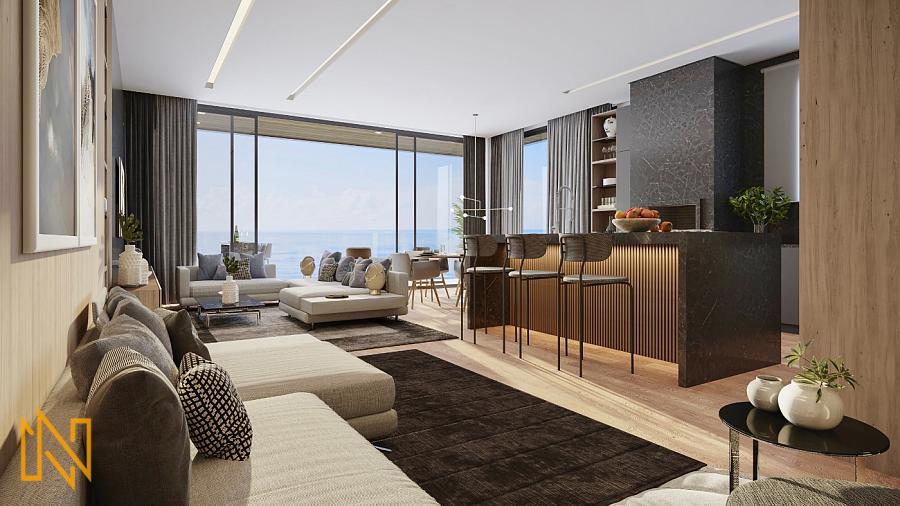 Apartamento com 04 sutes frente mar na Praia Brava