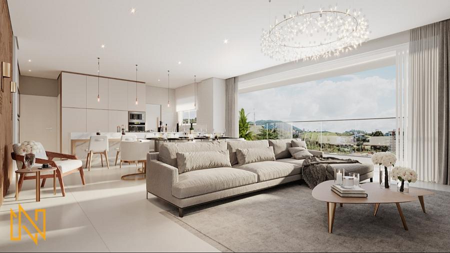 Apartamento em Constru��o com 3 Su�tes na Praia Brava