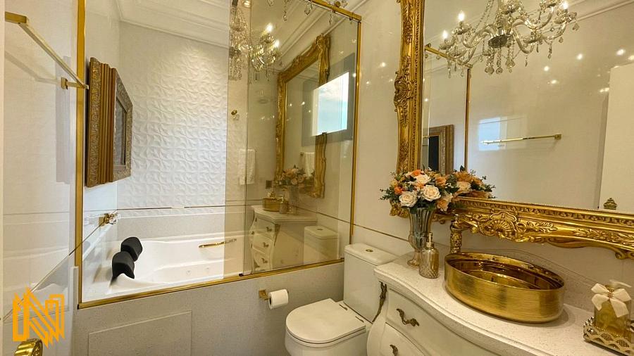 Casa no Mirante Camboriú – Onde o luxo mora  450m² de puro conforto: 4 suítes com hidro, cinema, piscina aquecida e elevador — foto 25