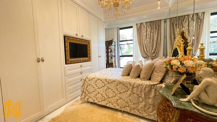 Casa no Mirante Camboriú – Onde o luxo mora  450m² de puro conforto: 4 suítes com hidro, cinema, piscina aquecida e elevador — foto 23