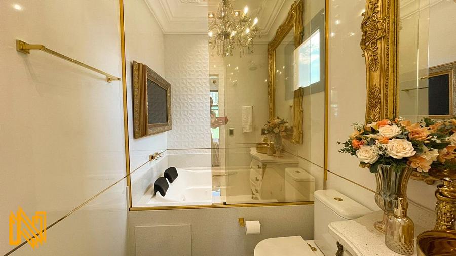 Casa no Mirante Camboriú – Onde o luxo mora  450m² de puro conforto: 4 suítes com hidro, cinema, piscina aquecida e elevador — foto 24